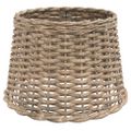 vidaXL Tienidlo na stropnú lampu, hnedé Ø40x26 cm, prútie