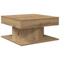 vidaXL Konferenčný stolík Artisan Dub 55x55x30 cm Konštrukčné drevo