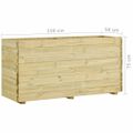 vidaXL Vyvýšený záhradný záhon+dno 150x50x75 cm, impregnovaná borovica