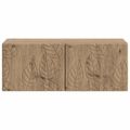 vidaXL Nástenná TV skrinka 98 x 31 cm Dub artisan Kompozitné drevo