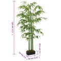 vidaXL Umelý bambusový strom 384 listov 120 cm zelený