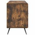 vidaXL TV skrinka Dymový dub 99 x 34,5 x 50 cm Kompozitné drevo