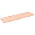 vidaXL Kúpeľňová doska 100x30x2 cm neošetrený masív