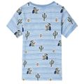 Detské tričko modré mix 92