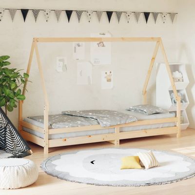 vidaXL Rám detskej postele 80x200 cm masívna borovica