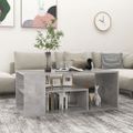 vidaXL Konferenčný stolík, betónovo sivý 100x50x40cm, kompozitné drevo