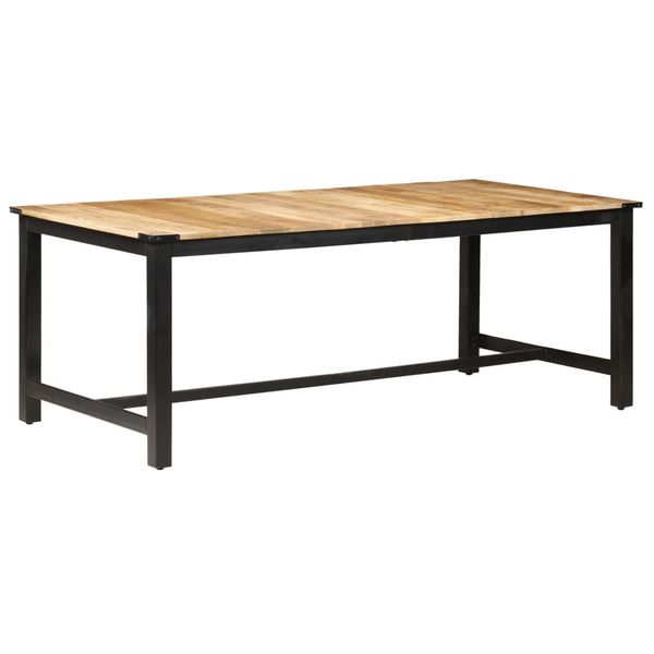 vidaXL Jedálenský stôl 200x100x76 cm, surový mangový masív