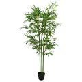 vidaXL Umelý bambusový strom 2 ks Zelená 45 x 18 x 175 cm