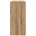 vidaXL Stôl dub artisan 102,5x35x75 kompozitné drevo