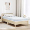 vidaXL Matrac Stredne tvrdý 90 x 200 cm Biela