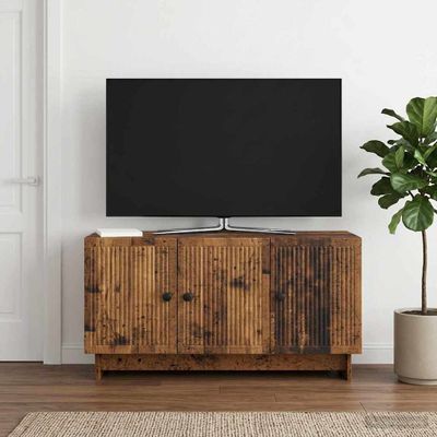 vidaXL TV skrinka 99 x 34,5 x 50 cm Staré drevo Kompozitné drevo
