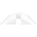 vidaXL Fóliovník s oceľovým rámom biely 100 m² 20x5x2,3 m