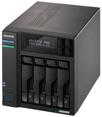 Asustor NAS AS6704T v2 / 4x 2,5"/3,5" SATA III/ Celeron N5105 2.0 GHz/ 4GB/ 2x 5GbE/ 4x M.2/ 2x USB 3.2/ HDMI NAS, 4× SATA, Intel Celeron N5105, 4GB DDR4, 2× 5GbE, 4× M.2 NVMe, USB 10Gbps, HDMI 2.0b, ADM 4.1