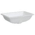 vidaXL Kúpeľňové umývadlo biele 52x38,5x19,5 cm obdĺžnikové keramické