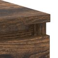 vidaXL Stôl dymový dub 90x45x76 cm spracované drevo