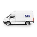 Kovové auto GLS s otváracími dverami 12 cm