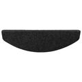 vidaXL Samolepiace schodové rohože 15 ks 80 x 28 x 3,5 cm Čierna