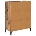 vidaXL Servírovacia skriňa Staré drevo 69,5 x 34 x 90 cm