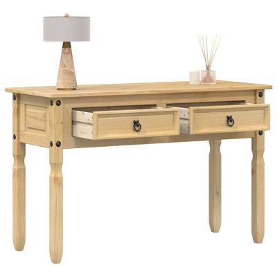 vidaXL Konzolový stolík Corona 115x46x73 cm borovicový masív