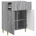 vidaXL Servírovacia skriňa Sivý Sonoma 66 x 34,5 x 90 cm