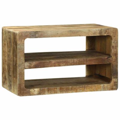 vidaXL TV skrinka s poličkou Hnedá 60 x 32 x 36 cm Mangový masív