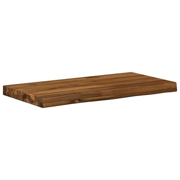 vidaXL Obdĺžnikový stôl 90 x 50 x 3,5 cm Obdĺžnikový Prírodná