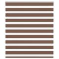 vidaXL Zebra roleta hnedá 135x150 cm šírka látky 130,9cm polyester