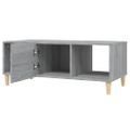 vidaXL Konferenčný stolík sivý sonoma 102x50x40cm kompozitné drevo