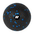 Masážna guľa 8 cm, REBEL ACTIVE RBA-3055-8, čierna-modrá, materiál EPP