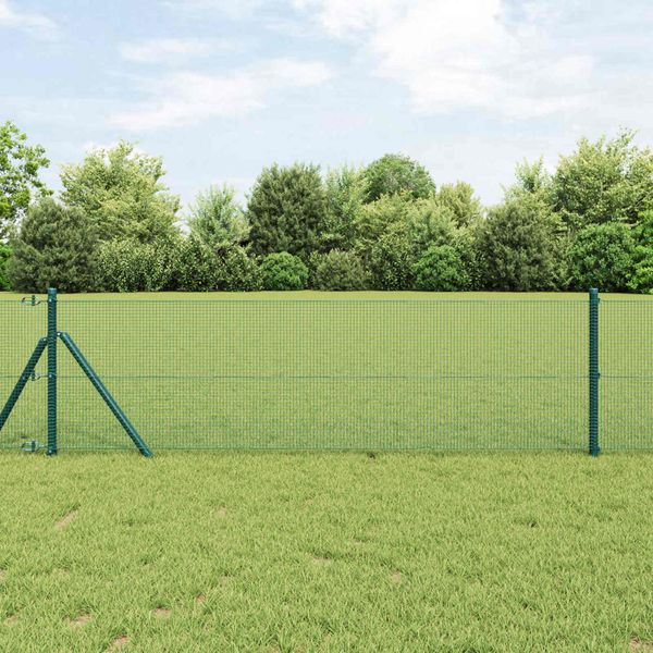 vidaXL Zvarený drôtený plot 1000 x 40 cm Zelená