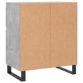 vidaXL Komoda betónovo sivá 60x35x70 cm spracované drevo