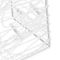 vidaXL Akrylový dekoratívny svetelný LED kužeľ, teplý biely 90 cm