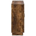 vidaXL Kúpeľňová úložná skriňa HOORN Dymový dub 59,5 x 31 x 77 cm