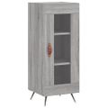 vidaXL Komoda sivý dub sonoma 34,5x34x90 cm spracované drevo