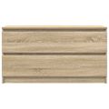vidaXL TV skrinka Dub Sonoma 100x35x54 cm Konštrukcia dreva