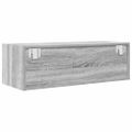 vidaXL TV stolíky 2 ks sivý dub sonoma 80x31x25,5 cm spracované drevo