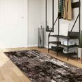 vidaXL Behúň MARSA Čierna 100 x 350 cm Polyester a PVC