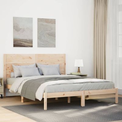 vidaXL Extra dlhá posteľ bez matraca 160x210 cm masívne drevo