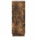 vidaXL Servírovacia skriňa Dymový dub 33 x 34,5 x 87 cm
