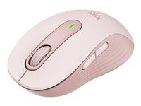 Myš - optická - 5 tlačidiel - bezdrôtová - 2,4 GHz, Bluetooth - USB prijímač Logitech Logi Bolt - ružová
