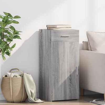 vidaXL Komoda sivá sonoma 40x42,5x93 cm kompozitné drevo