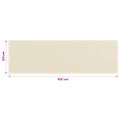 vidaXL Balkónová markíza krémová 120x400 cm HDPE