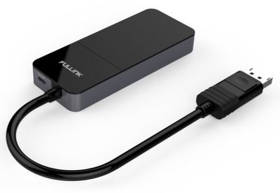 PremiumCord MST adaptér DisplayPort 1.4 na 3x DisplayPort monitory 8K@30Hz, rozšírený + zrkadlo + duplikácia režimy Adaptér, DisplayPort 1.4 (M) na 3x DisplayPort (F), 8K, 3x 4K, MST, čierny
