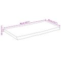 vidaXL Stolová doska 90x40x3,8 cm živý okraj masívne mango
