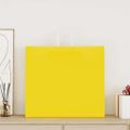vidaXL Papierové tašky 50 ks s rúčkami, žlté, 54x15x49 cm