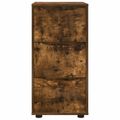 vidaXL Úložná skrinka 40 x 48 x 81 cm Kompozitné drevo Dymová dub