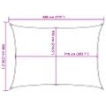 vidaXL Tieniaca plachta 160 g/m² červená 6x8 m HDPE