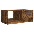 vidaXL Konferenčný stolík Dymový dub 90 x 50 x 37 cm Kompozitné drevo
