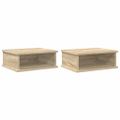 vidaXL Nočný stolík 2 ks Sonoma dub 40 x 31 x 15 cm Kompozitné drevo