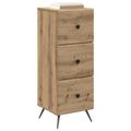 vidaXL Zásuvkový kabinet 33 x 34,5 x 90 cm Kompozitné drevo